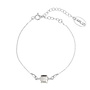 Armband Transparent Swarovski Kristall Würfel - Sterling Silber - ARLIZI 1959 - Kyra