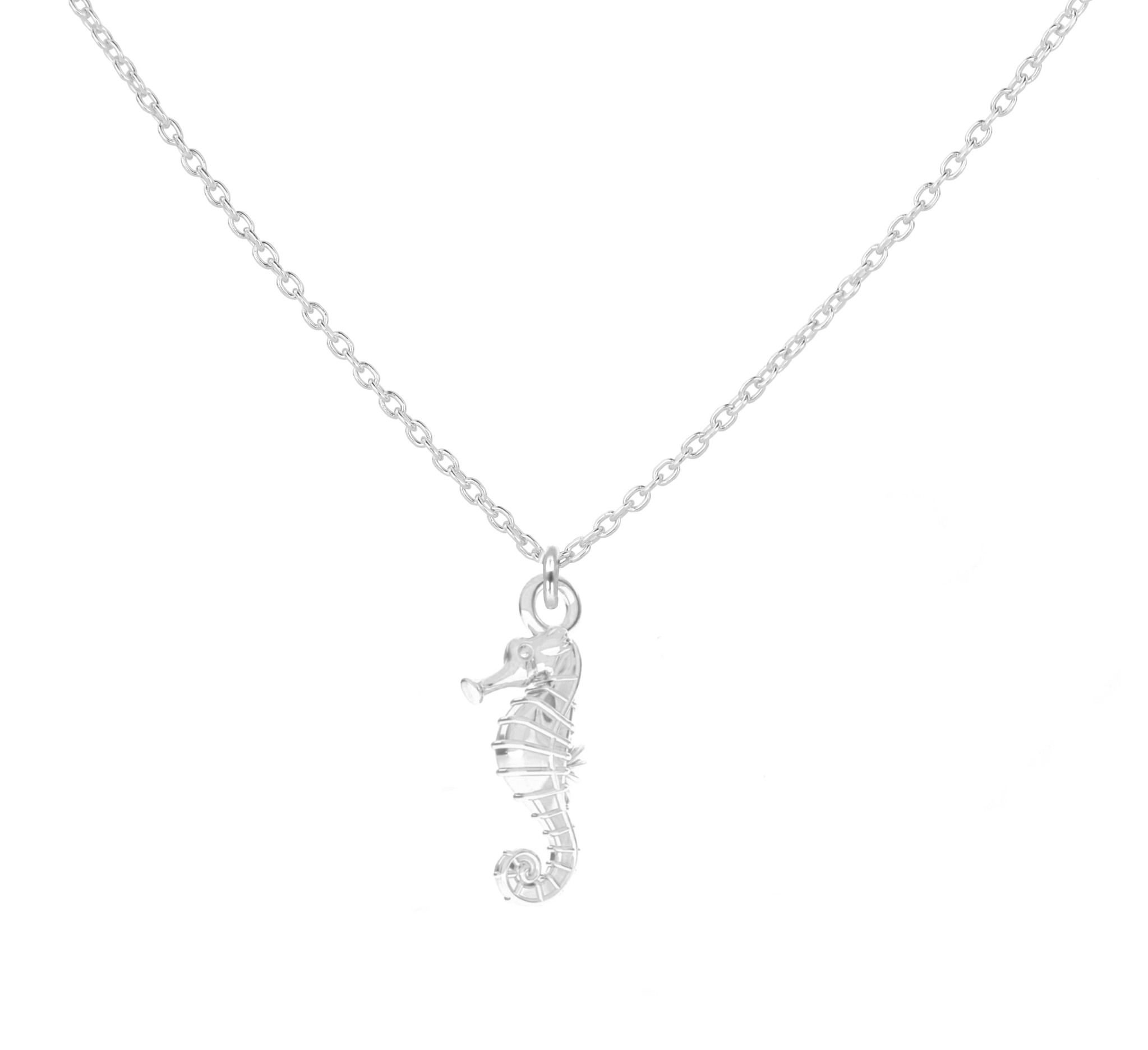 1965 ARLIZI Webshop Seepferdchen ARLIZI Halskette - - Sterling Schmuck 925 Anhänger Silber
