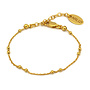 Bracelet chain link balls - gold plated - ARLIZI 1977 - Eline