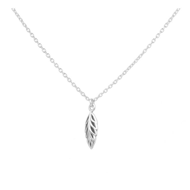 Necklace leaf pendant - sterling silver - ARLIZI 1982 - Ivy