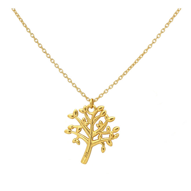 Necklace tree of life gold plated  - 1980