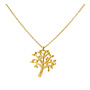 Ketting tree of life levensboom - verguld - ARLIZI 1980 - Ivy