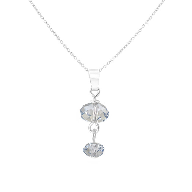 Necklace Swarovski crystal 925 silver - 2054