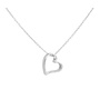 Necklace heart pendant - sterling silver - ARLIZI 1541 - Kendal