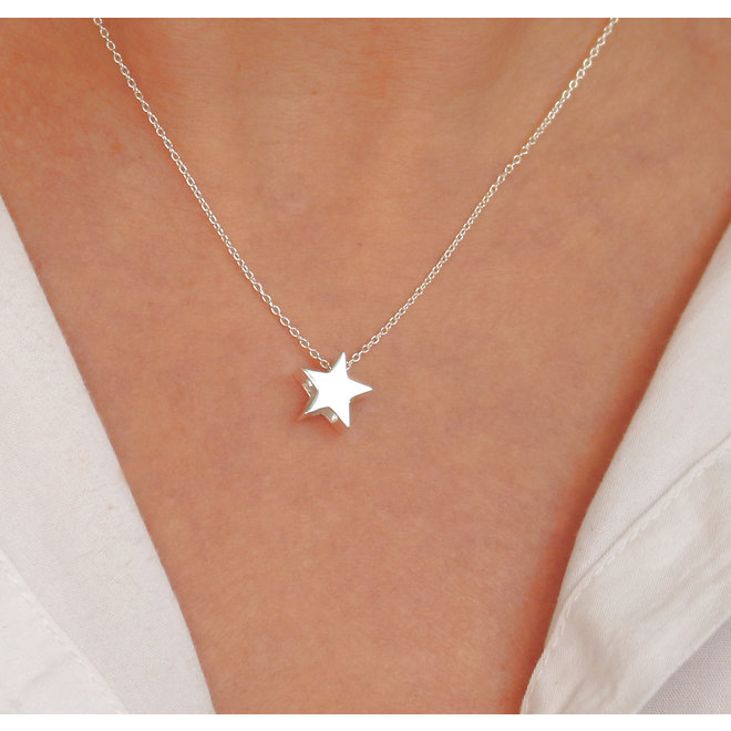 Necklace star pendant - sterling silver - ARLIZI 1443 - Kendal