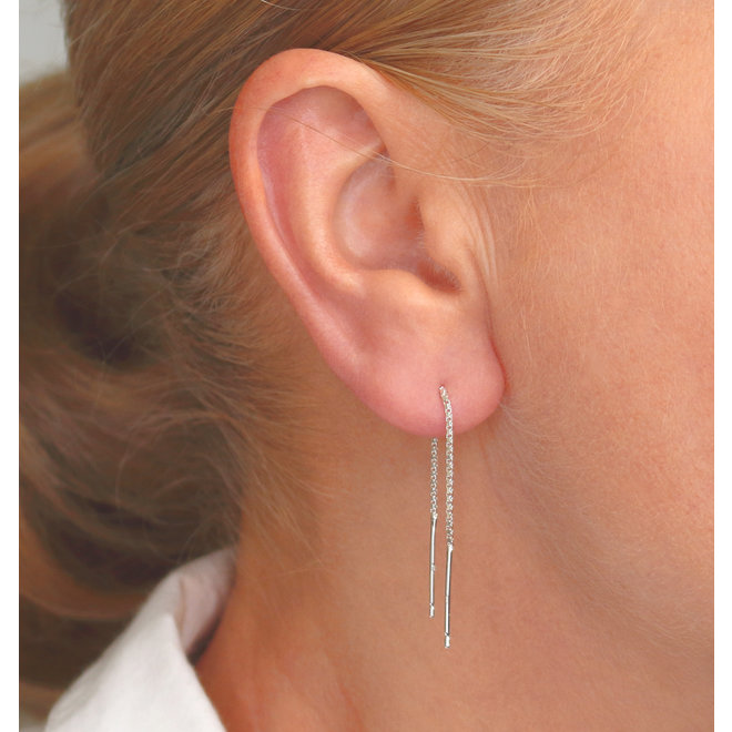 Durchzieher Ohrringe - Sterling Silber - ARLIZI 2468 - Emma