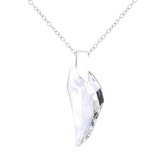 Halskette Swarovski Kristall Flügel Anhänger - 925 Sterling Silber - ARLIZI 1702 - Iris