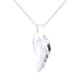 Ketting Swarovski kristal vleugel hanger - 925 sterling zilver - ARLIZI 1702 - Iris