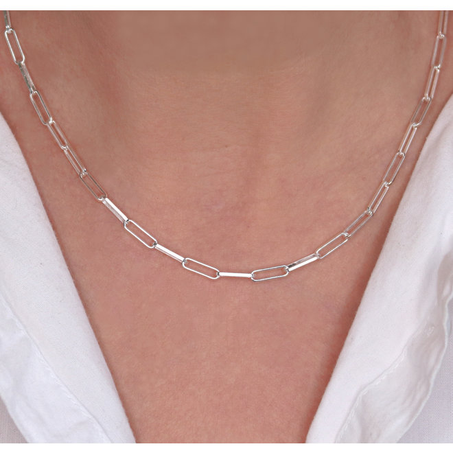 Halskette Gliederkette groß - Sterling Silber - ARLIZI 1934 - Carrie