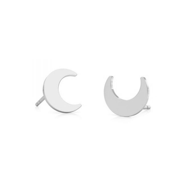 Ohrringe Mond Ohrstecker - Sterling Silber - 2091