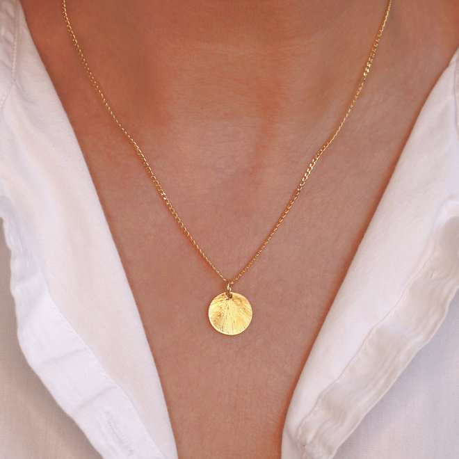 Necklace ray of light pendant - gold plated - ARLIZI 2096 - Kendal