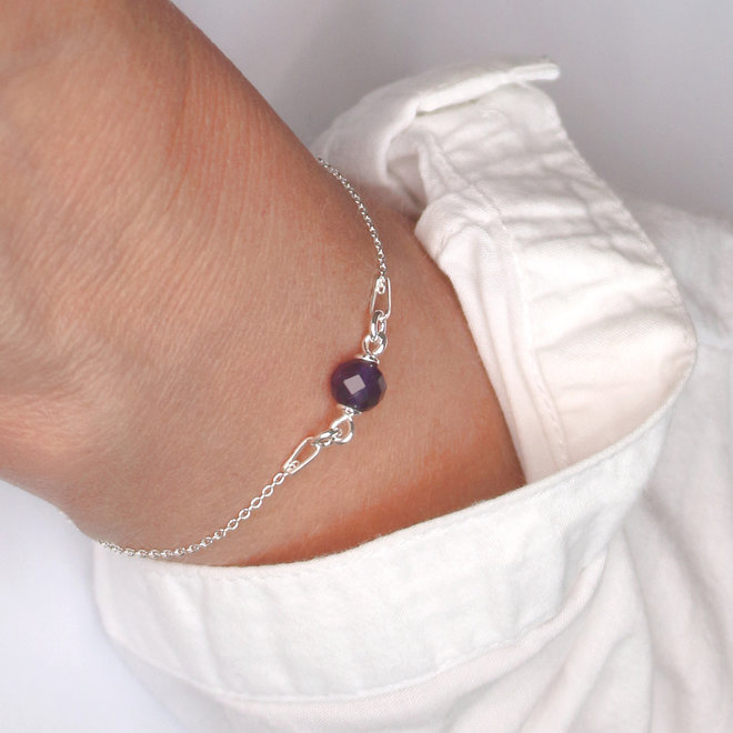 Armband Amethyst - Sterling Silber - ARLIZI 2065 - Skylar