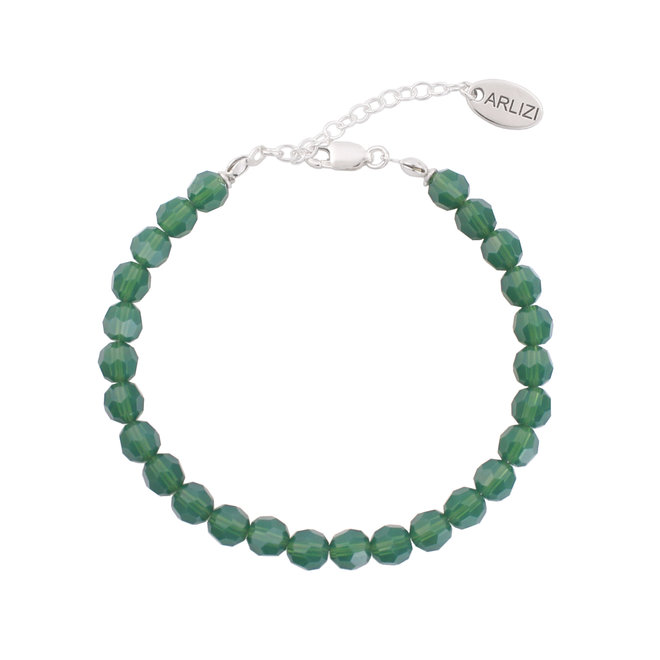 Armband Swarovski kristal groen - 925 zilver - 1755