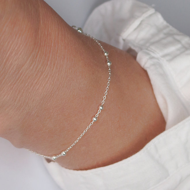 Armband Gliederkette Kugeln - Sterling Silber - ARLIZI 1975 - Eline