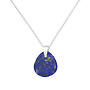 Ketting blauw lapis lazuli hanger - sterling zilver - ARLIZI 2121 - Allegra