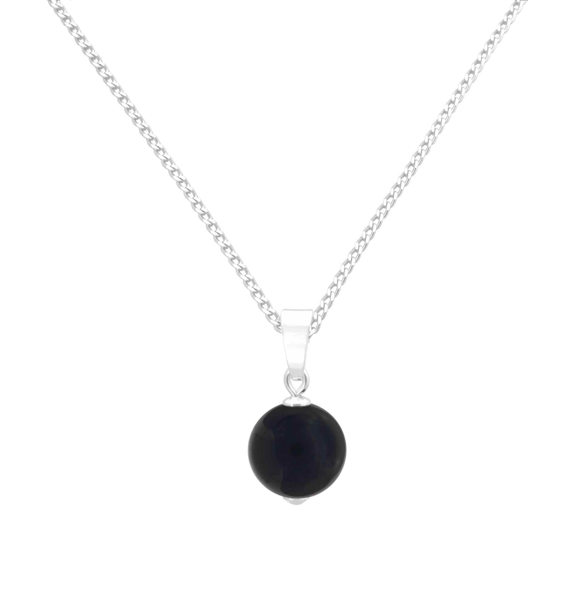 Onyx Halskette Webshop Schwarz ARLIZI Anhänger - Schmuck Sterling Silber 2149 - ARLIZI