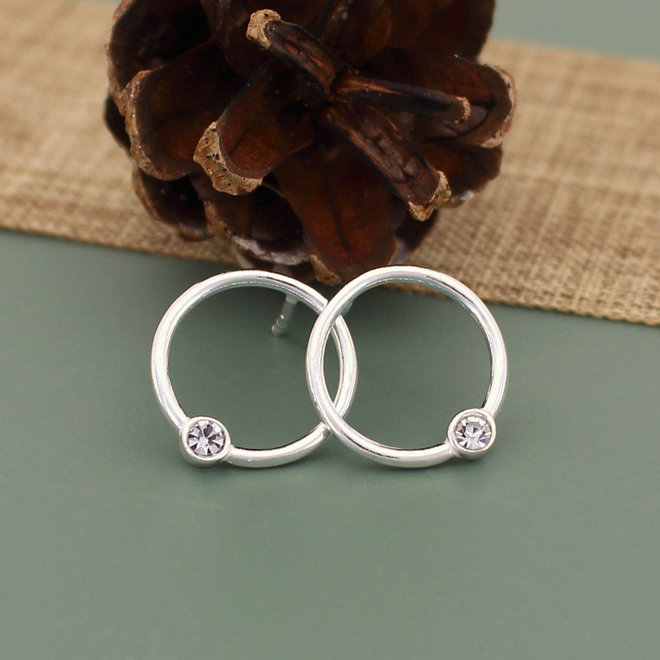 Schmuck Set Ring Kristall Anhänger - Sterling Silber - ARLIZI 2151 - Olivia