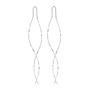 Earrings threaders twisted - sterling silver - ARLIZI 2157 - Yasmin