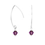 Ohrringe Violett Swarovski Kristall - Sterling Silber - ARLIZI 2172 - Coco