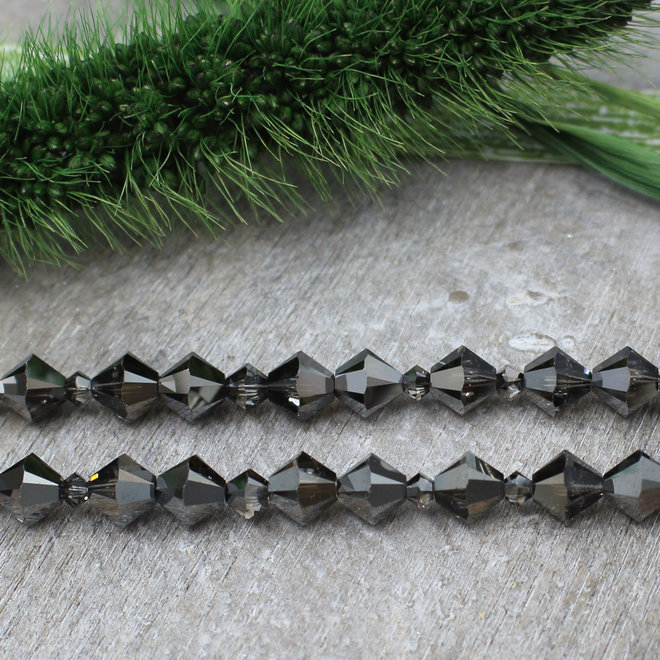 Bracelet anthracite Swarovski crystal - sterling silver - ARLIZI 2165 - Coco