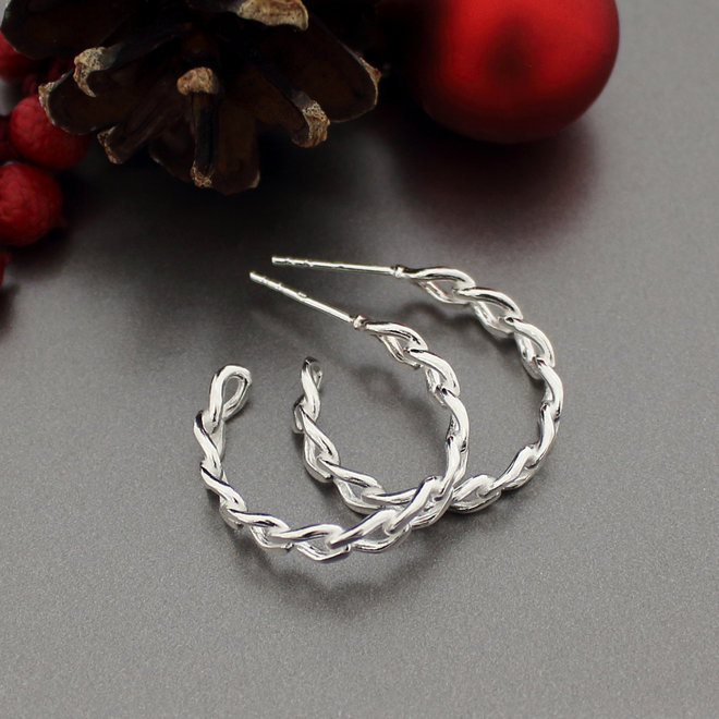 Oorbellen kabel oorringen - sterling zilver - ARLIZI 2162 - Yasmin