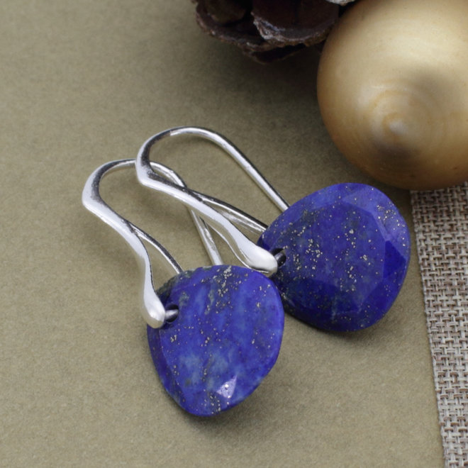 Ohrringe Blau Lapislazuli - Sterling Silber - ARLIZI 2120 - Allegra