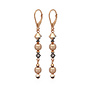 Ohrringe Perle Swarovski Kristall - rosévergoldet - ARLIZI 2193 - Roslyn