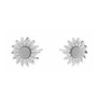 Oorbellen zonnebloem oorknoppen - sterling zilver - ARLIZI 2215 - Fleury