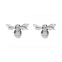 Earrings honey bee ear studs - sterling silver - ARLIZI 2225 - Fleury