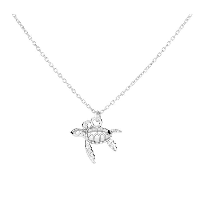 Necklace turtle pendant - sterling silver - ARLIZI 2249 - Mare