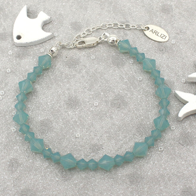 Armband turquoise Swarovski kristal - sterling zilver - ARLIZI 2252 - Summer