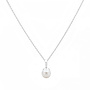 Ketting wit zoetwaterparel hanger - sterling zilver - ARLIZI 2268 - Coraline