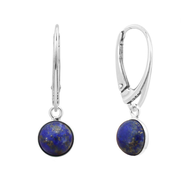 Ohrringe Blau Lapislazuli - Sterling Silber - 2288