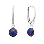 Ohrringe Blau Lapislazuli Cabochon - Sterling Silber - ARLIZI 2288 - Joy