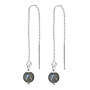 Durchzieher Ohrringe Labradorit - Sterling Silber - ARLIZI 2277 - Dilan