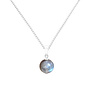 Necklace labradorite bead pendant - sterling silver - ARLIZI 2315 - Elise