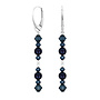 Ohrringe Perle Swarovski Kristall dunkelblau - Sterling Silber - ARLIZI 2358 - Grace