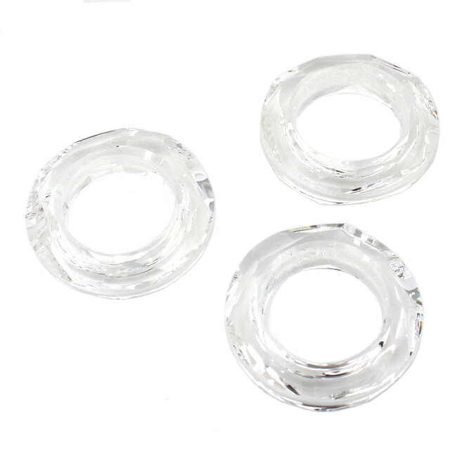 Halskette-Anhänger Swarovski Kristall Cosmic Ring - 925 Sterling Silber - ARLIZI 1713 - Iris
