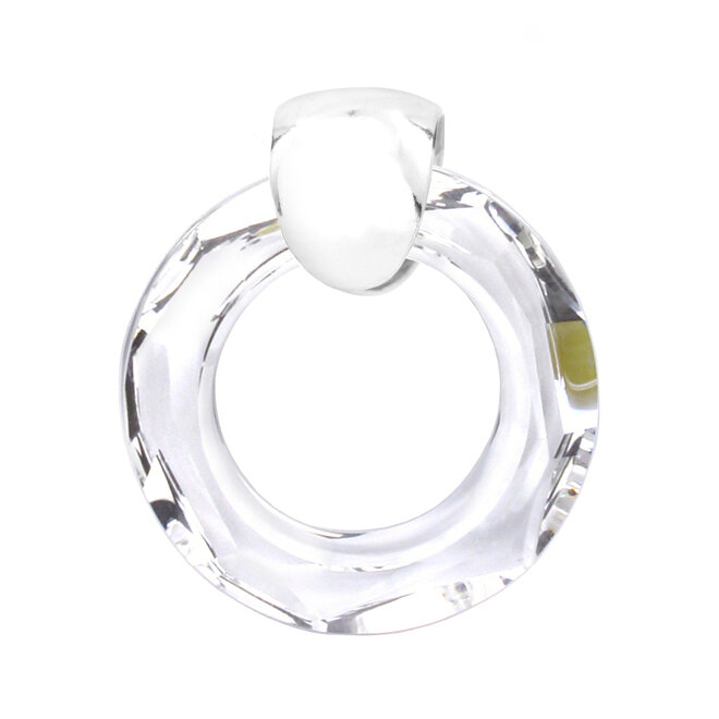 Necklace pendant Swarovski crystal cosmic ring - 925 sterling silver - ARLIZI 1713 - Iris