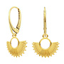 Oorbellen zon oorhangers - verguld - ARLIZI 2379 - Kendal