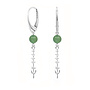 Oorbellen groen aventurijn lavendel hanger - sterling zilver - ARLIZI 2400 - Viènn
