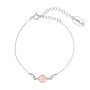 Armband Rosenquarz - Sterling Silber - ARLIZI 2042 - Skylar