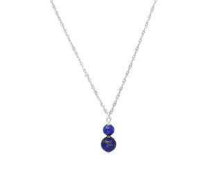 Gouden lapis lazuli hanger - Sellink juwelier