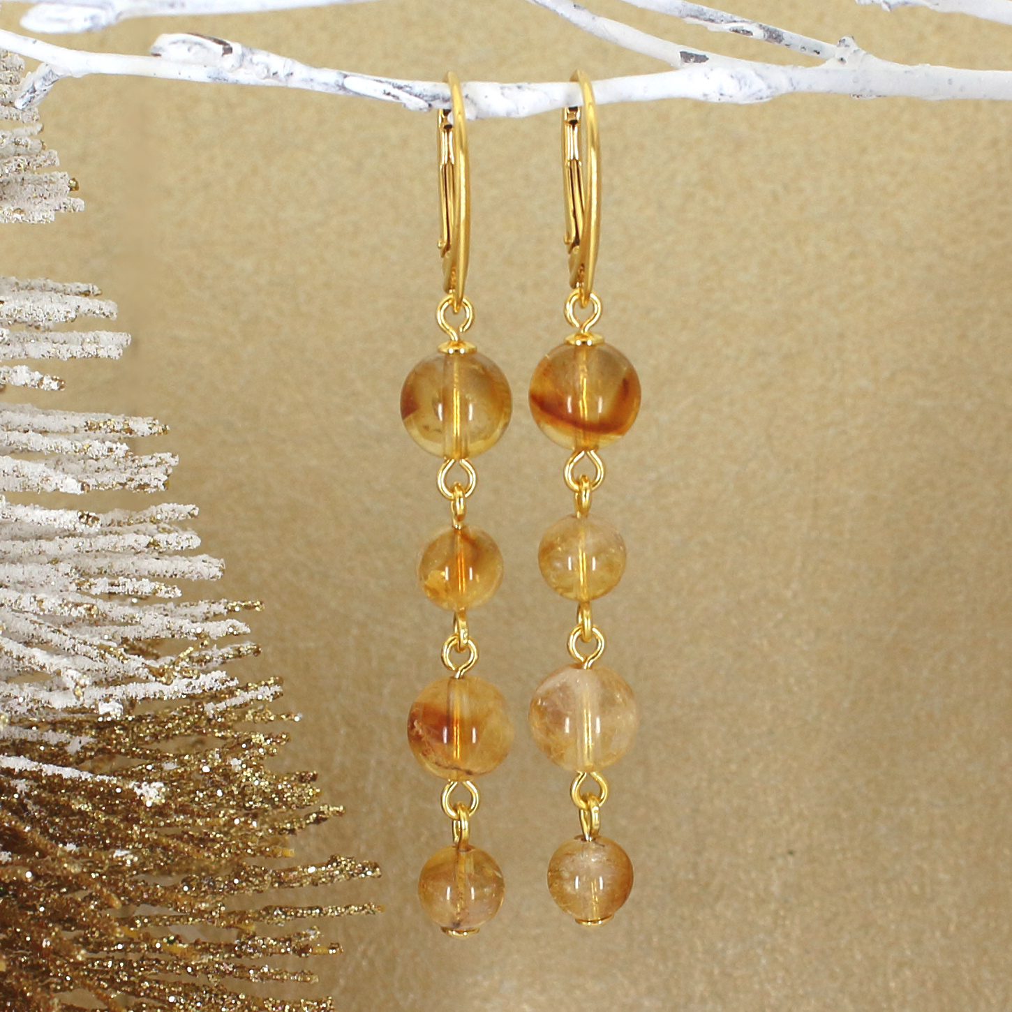 ARLIZI Schmuck Ohrringe mit Halbedelsteinen