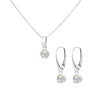Sieradenset wit opaal Swarovski kristal hanger - sterling zilver - ARLIZI 2476 - Nala
