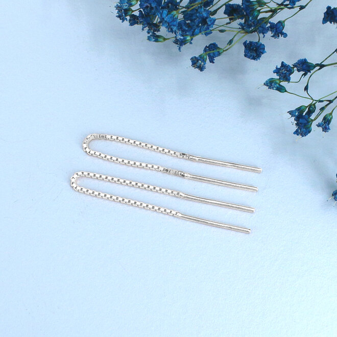 Doortrekoorbellen - sterling zilver - ARLIZI 2468 - Emma