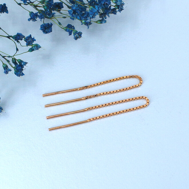 Doortrekoorbellen - roséverguld - ARLIZI 2469 - Emma