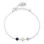 Armband Aquamarin Kyanit Perle - Sterling Silber - ARLIZI 2481 - Ariël