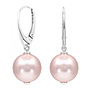 Ohrringe Swarovski  Perle Anhänger Hellrosa - Sterling Silber - ARLIZI 2497 - Noa