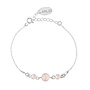 Armband rozenkwarts kralen - sterling zilver - ARLIZI 2503 - Rosy